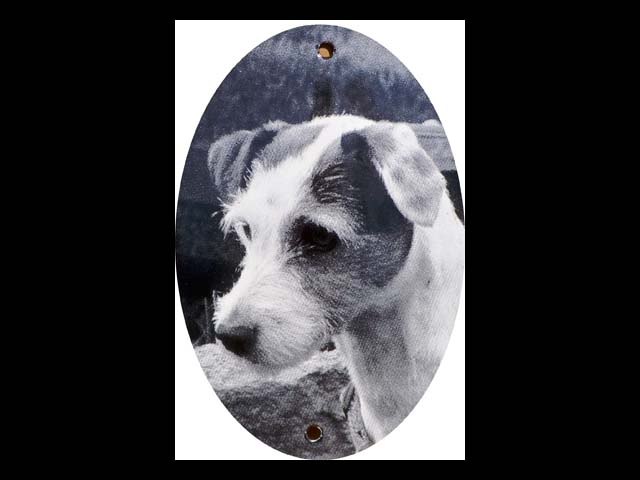 Grabschild-Hund
