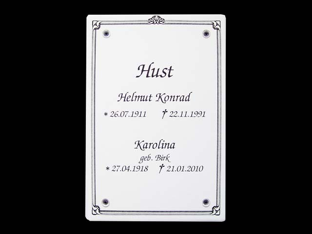Grabschild-Hust