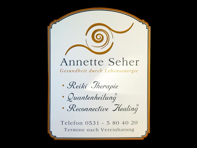 Firmenschild-Seher