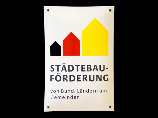 Firmenschild-Staedtebau