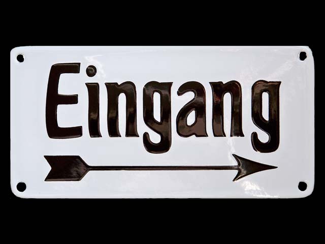 Wegweisend-Eingang