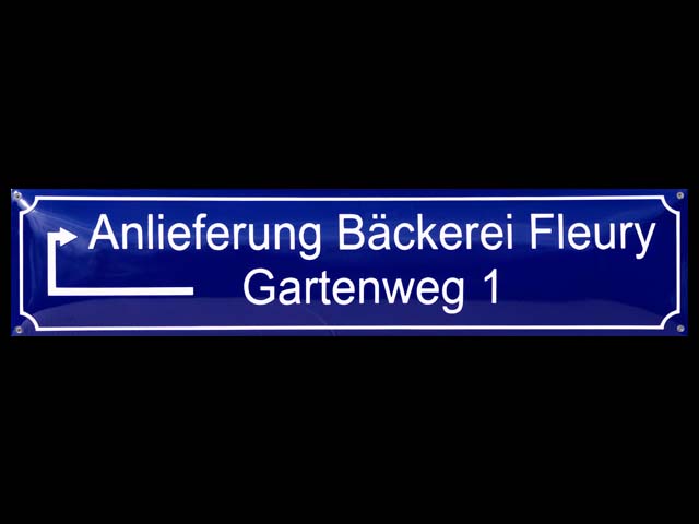 Wegweisend-Strassenschild-III