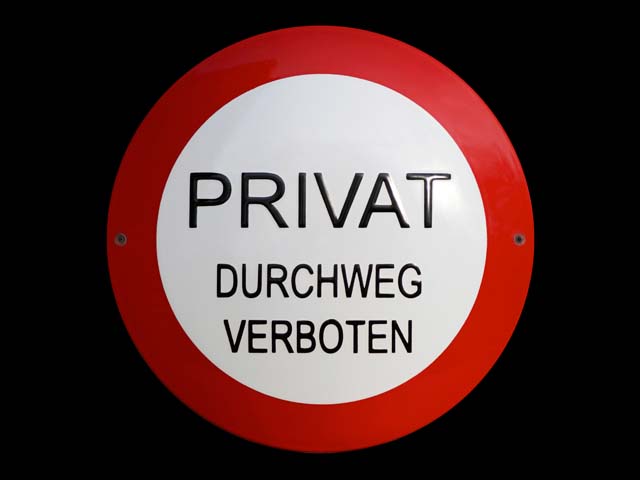 Wegweisend-Verbot