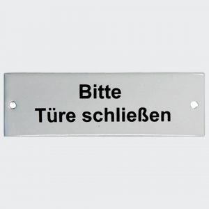 Bitte-Tuere-schliessen-in-Emaille-115x30mm