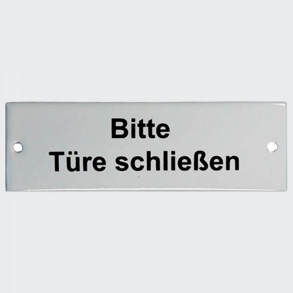 Bitte-Tuere-schliessen-in-Emaille-115x30mm