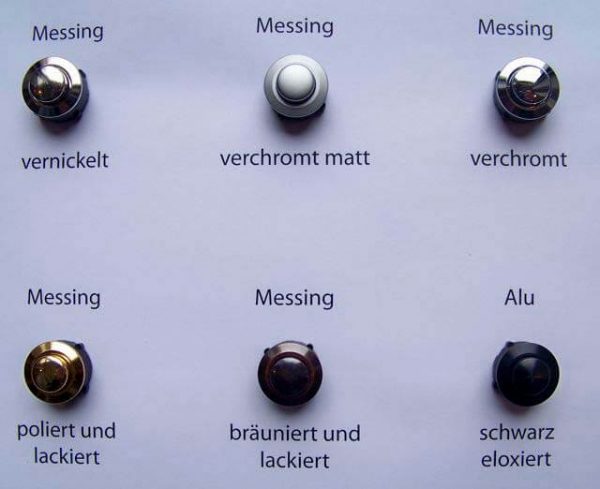 Einschraubkontakte-Klingeltaster