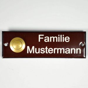 Emaille-Klingelschild-110x35mm