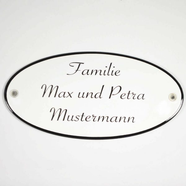 Emaille-Namensschild-20x10cm
