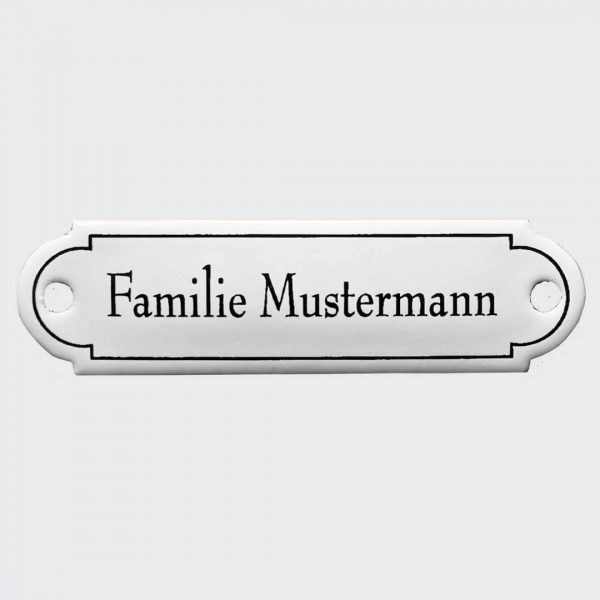 Emaille-Namensschild-80x22mm-klassische-Form