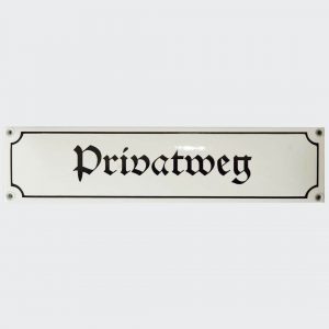 Emaille-Straßenschild-33x8-cm