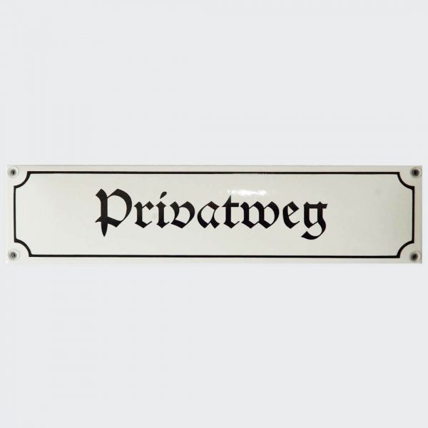 Emaille-Straßenschild-33x8-cm