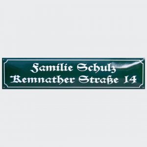 Emaille-Straßenschild-90x20cm