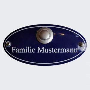 Emailleschild-Klingelschild-10x5cm.