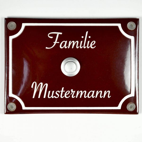 Emailleschild-Klingelschild-14x10cm