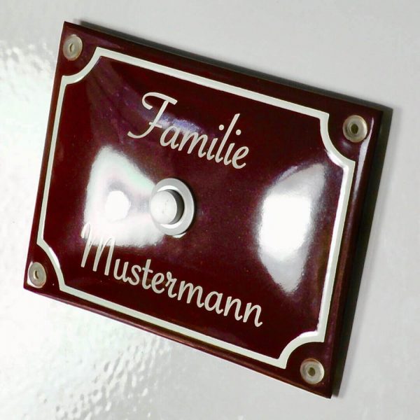 Emailleschild-Klingelschild-14x10cm