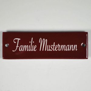 Namensschild-Emailliert-110x35-mm