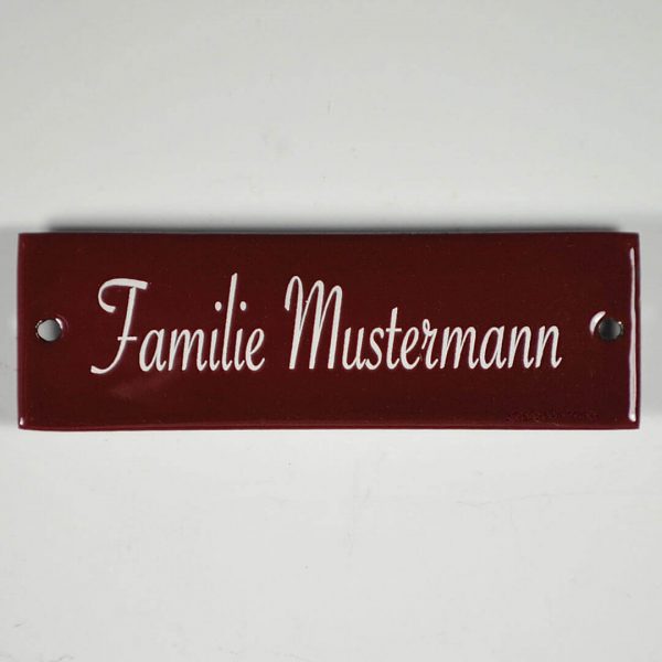 Namensschild-Emailliert-110x35-mm