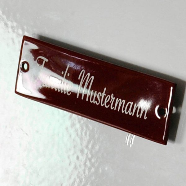 Namensschild-Emailliert-110x35-mm