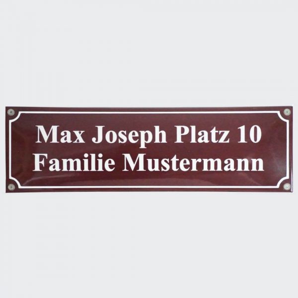 Straßenschild-Email-40x12-cm