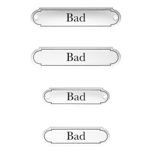 Emaille-Türschild-Bad