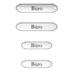 Emaille-Türschild-Buero