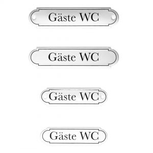 Emaille-Türschild-Gaeste-WC
