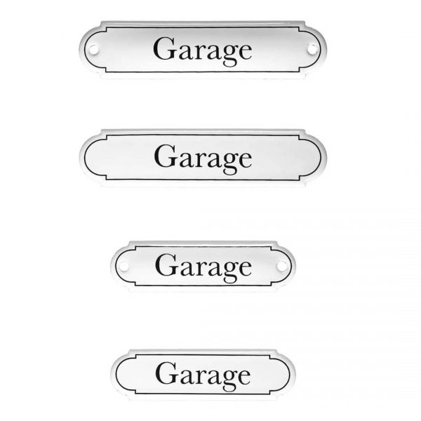 Emaille-Türschild-Garage