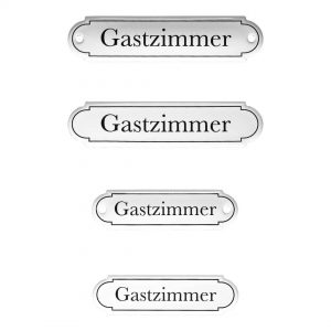 Emaille-Türschild-Gastzimmer