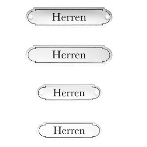Emaille-Türschild-Herren