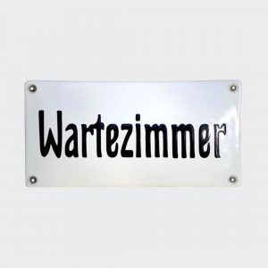 Praxisschild-in-Emaille-Wartezimmer-20x10cm