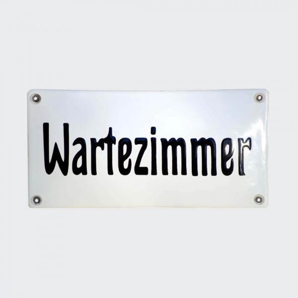 Praxisschild-in-Emaille-Wartezimmer-20x10cm