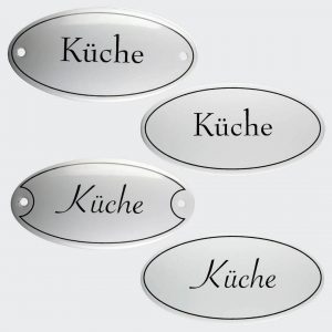 Tuerschild-Emaille-Kueche-oval-10x5cm