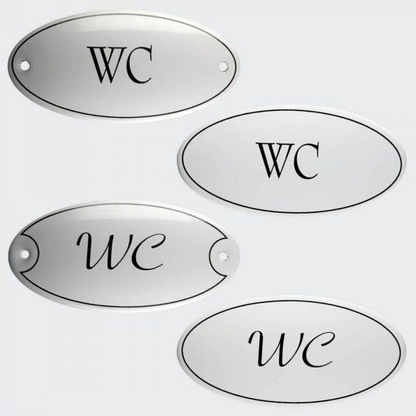 Tuerschild-Emaille-WC-oval-10x5cm