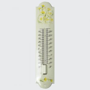 Thermometer mit Blumenmotiv-1