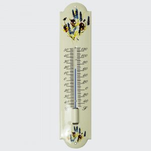 Thermometer mit Blumenmotiv-4