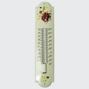 Thermometer mit Blumenmotiv-6