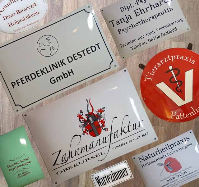 Praxisschild Kanzleischild