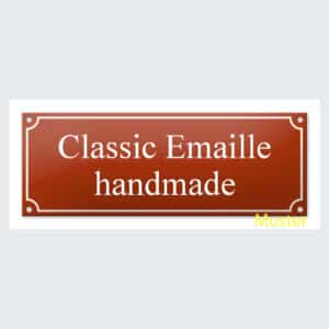 Emaille-Strassenschild-40x20cm